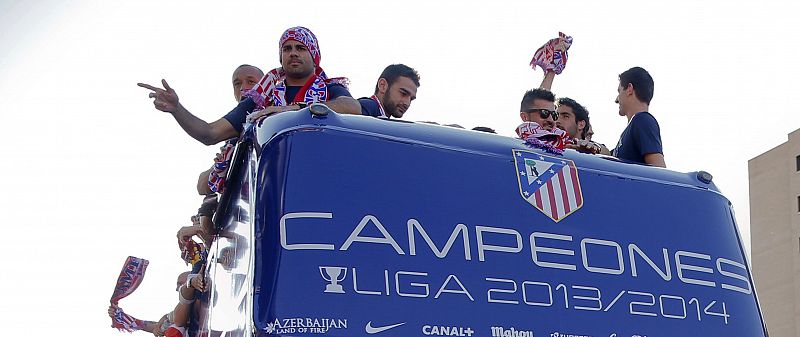 EL ATLÉTICO DE MADRID CELEBRA CON LOS AFICIONADOS EL TÍTULO DE LIGA