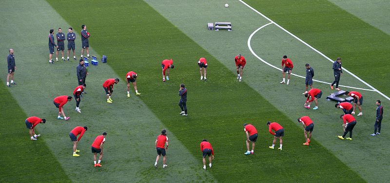 Entrenamiento Atlético de Madrid previo a la Final Champions 2014