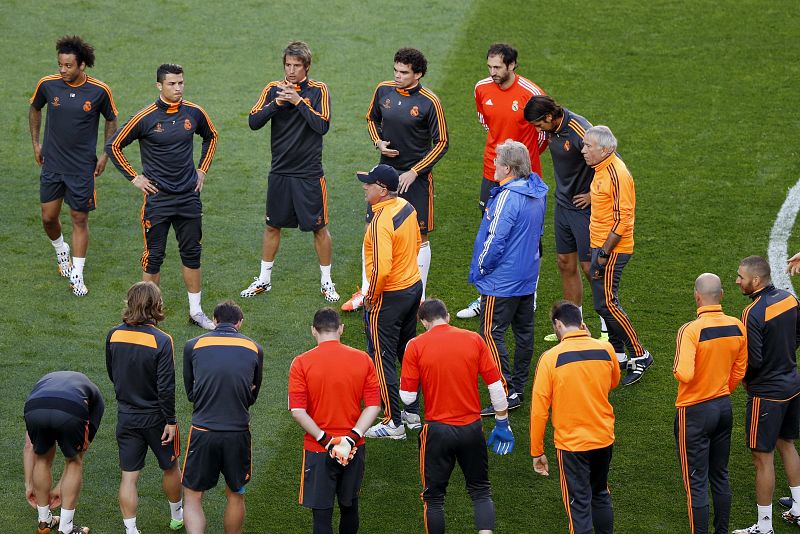 Entrenamiento del Real Madrid previo a la Final Champions 2014