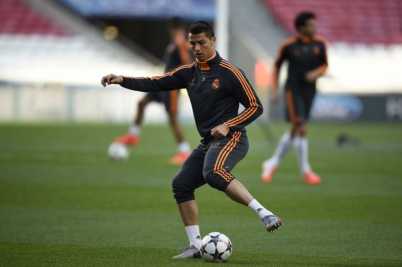 Entrenamiento del Real Madrid previo a la Final Champions 2014