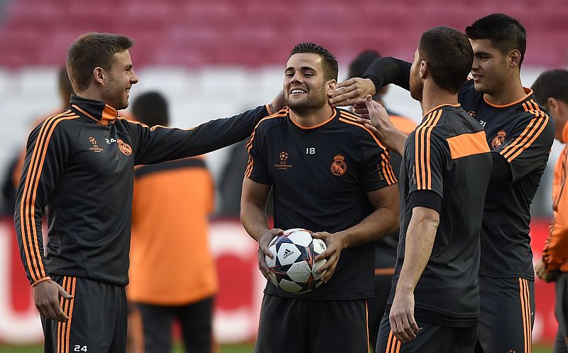 Entrenamiento del Real Madrid previo a la Final Champions 2014