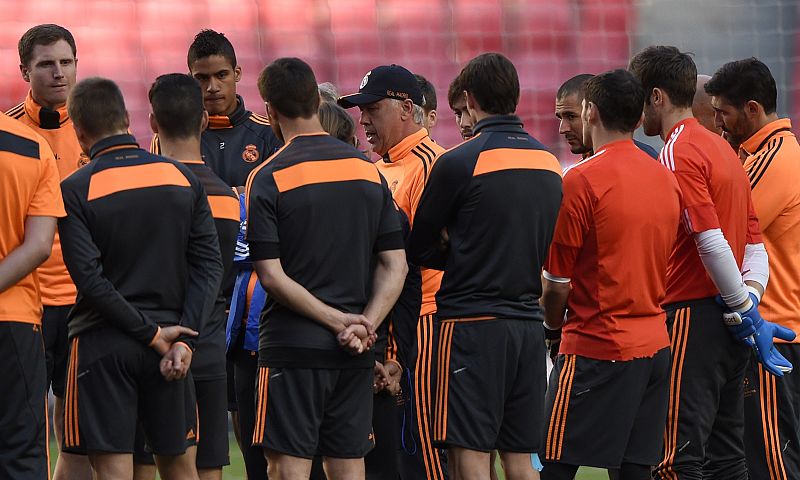 Entrenamiento del Real Madrid previo a la Final Champions 2014