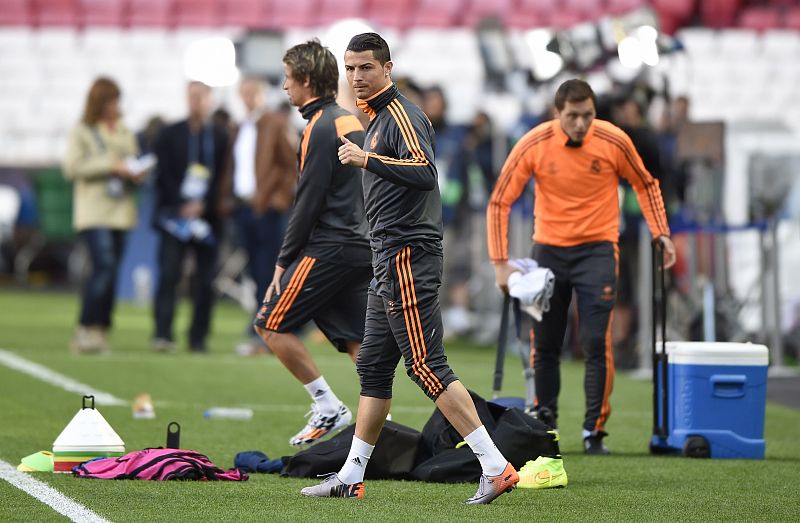 Entrenamiento del Real Madrid previo a la Final Champions 2014