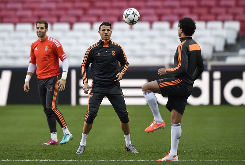 Entrenamiento del Real Madrid previo a la Final Champions 2014