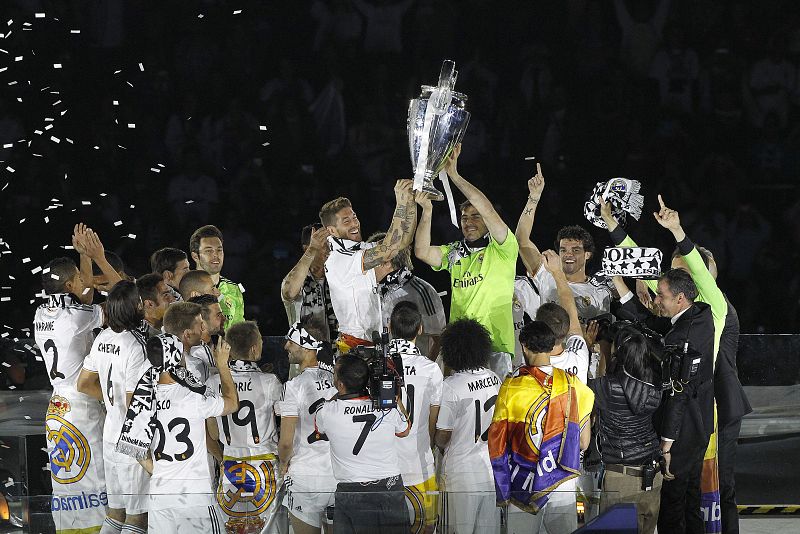 CELEBRACIONES EN EL SANTIAGO BERNABÉU