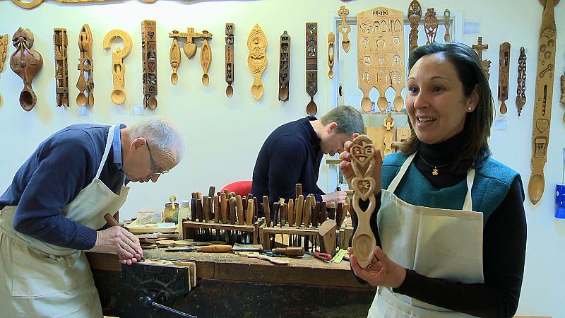 Lovespoons, la afición de Yolanda