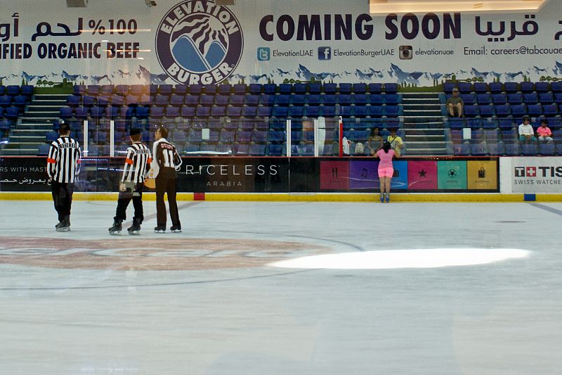 Pista de hielo del Dubai Mall