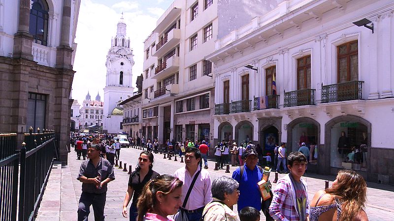 El centro de la ciudad