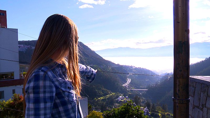 Inma, en las alturas de Guapulo