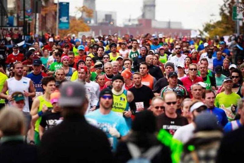 Participantes del maratón de Nueva York