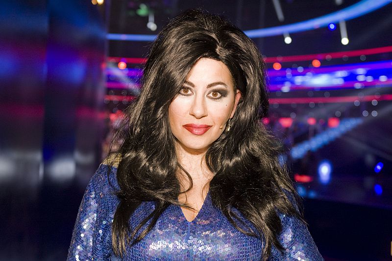 Pepa Charro (La Terremoto), madrina de Estellencs (Mallorca)