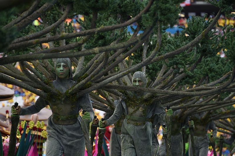 Imagen de uno de los artistas de la ceremonia.