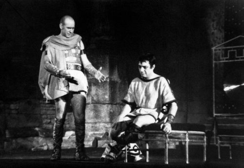 El actor José MAría Rodero en el papel de Calígula (1963)