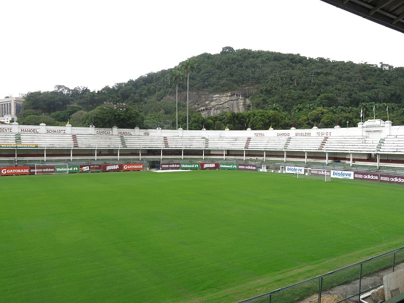 El enclave donde está situada la sede del Fluminense, como casi todo en Río, es espectacular.