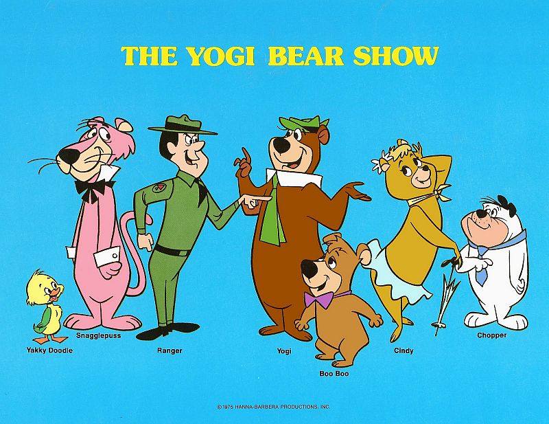 Los protagonistas del show del Oso Yogi