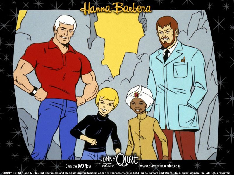 Los protagonistas de 'Jonny Quest'