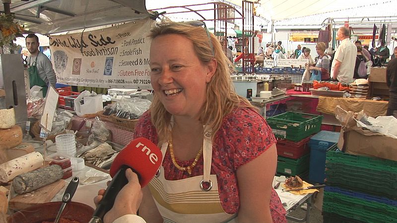 Sinéad Ní Gháirbhith, quesera del Milk Market