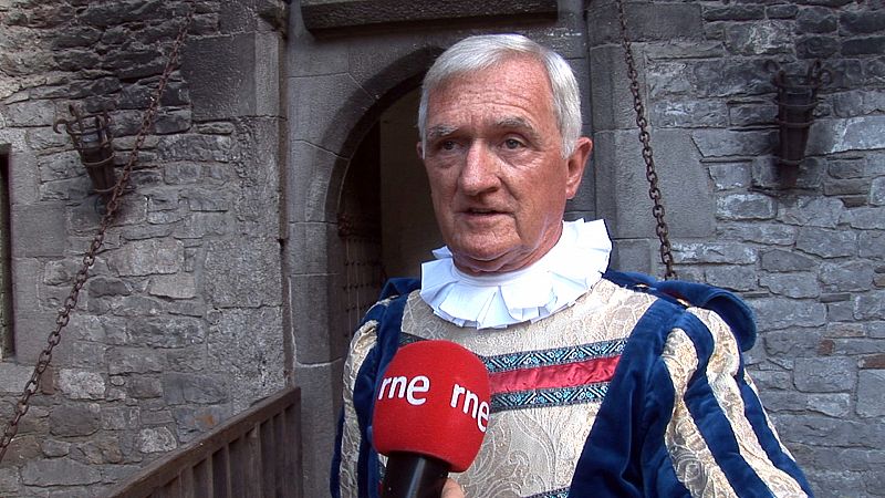 Tom Meaney, mayordomo y maestro de ceremonias de Bunratty Castle