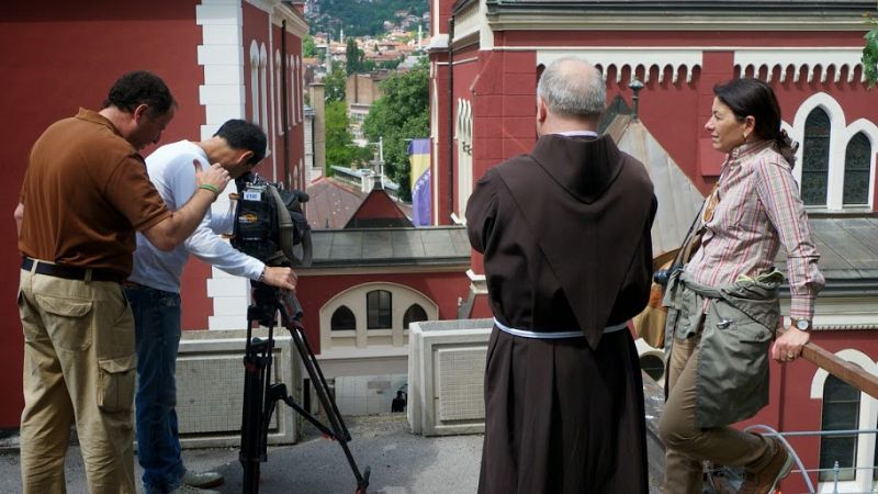 Ivan Sarcevic, guardian del monasterio de San Antonio de Padua, en Sarajevo