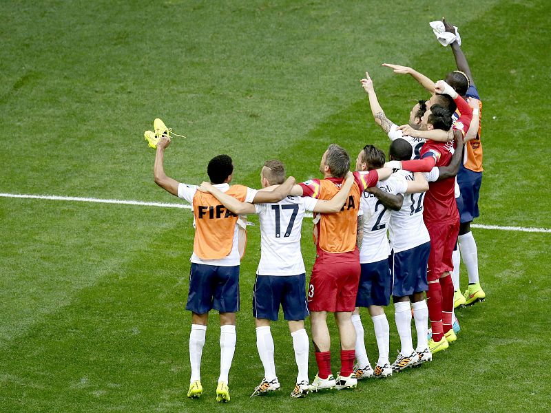 Las calles de Francia celebraban la victoria de su selección.