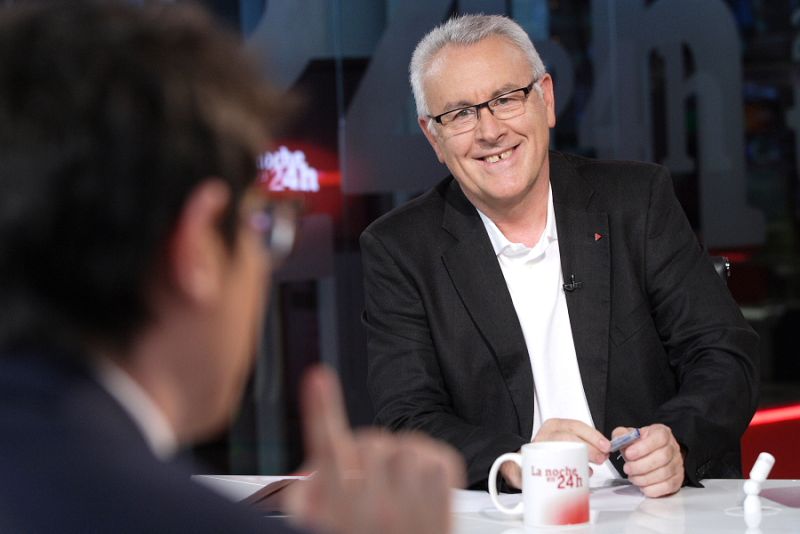 Cayo Lara en La Noche en 24 Horas con Sergio Martín