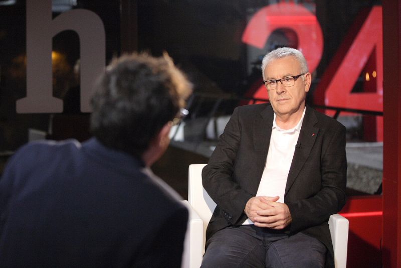 Cayo Lara en La Noche en 24 Horas con Sergio Martín