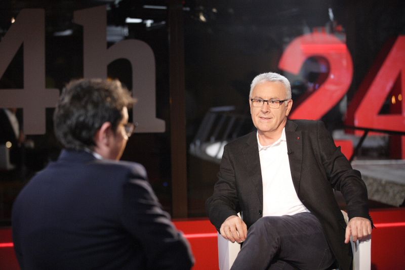 Cayo Lara en La Noche en 24 Horas con Sergio Martín