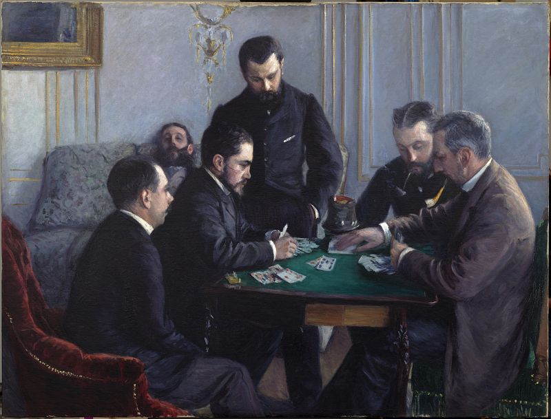 Juego de Bezique, de Gustave Caillebotte (París)