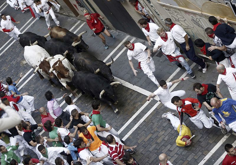 QUINTO ENCIERRO DE LOS SANFERMINES 2014
