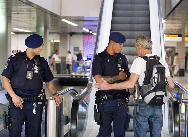 The upper floor of Schiphol Airport is closed for media and reserved for family and relatives of MH-17