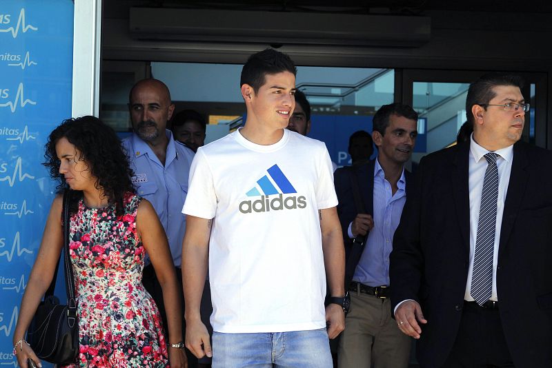 JAMES RODRÍGUEZ YA ESTÁ PASANDO EL RECONOCIMIENTO MÉDICO CON EL REAL MADRID