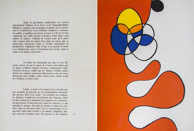 Calder, "Derrière le miroir Nº73(2)" (1968)