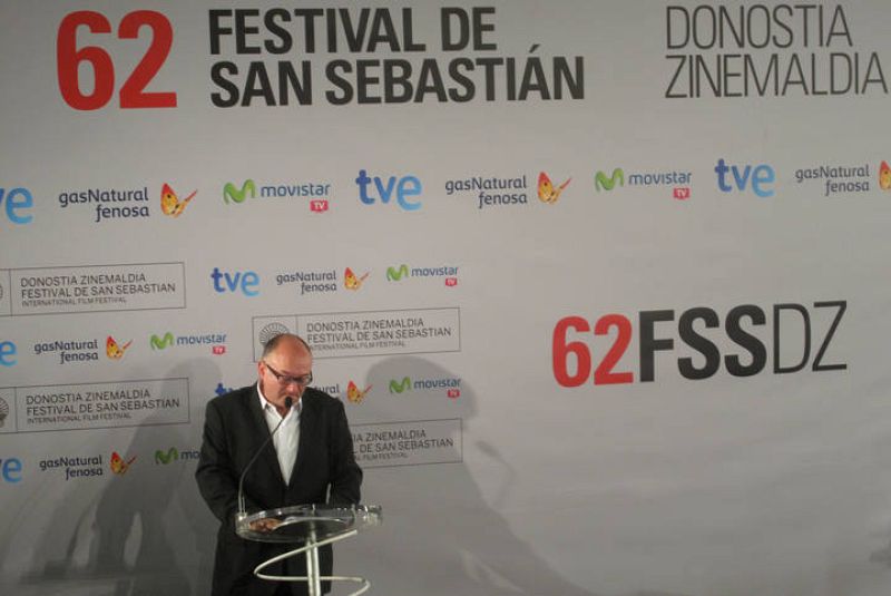 El director del Festival, José Luis Rebordinos, recuerda emocionado a Álex Angulo 