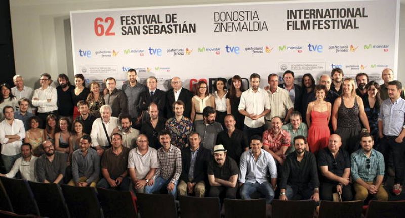 Fotografía de grupo en la Academia de las Artes Cinematográficas