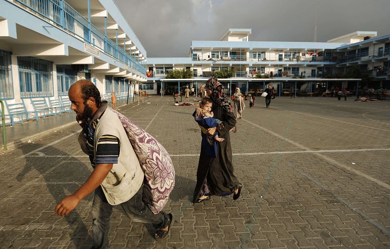 Los refugiados palestinos podrán volver a sus hogares durante las 72 horas de tregua para comprar alimentos o enterrar a sus familiares