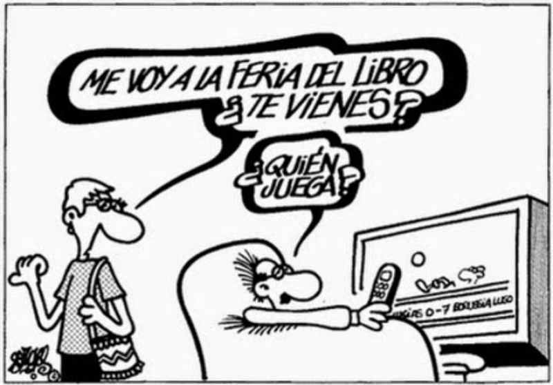 'Libros y fútbol' según Forges