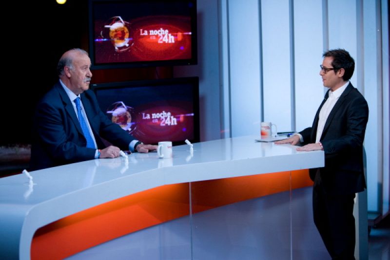 Vicente del Bosque en La Noche en 24 Horas Programa del 22-05-14