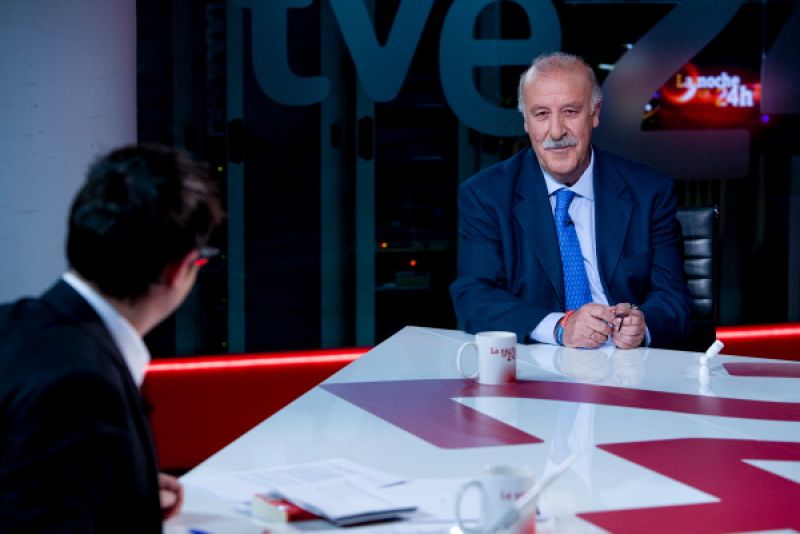 Vicente del Bosque en La Noche en 24 Horas Programa del 22-05-14