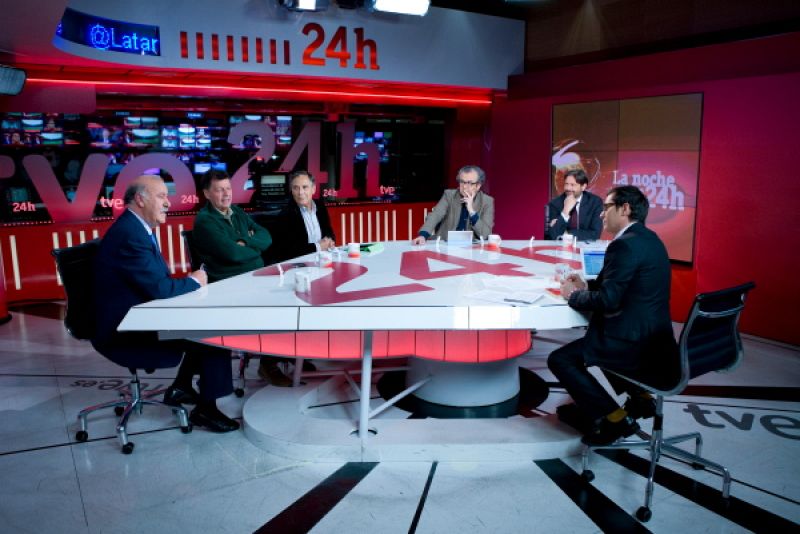 Vicente del Bosque en La Noche en 24 Horas Programa del 22-05-14