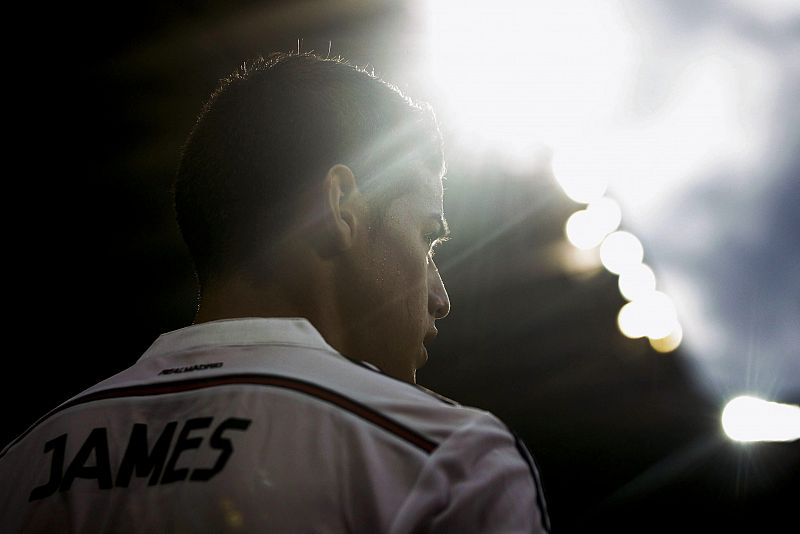 El colombiano James Rodriguez ha disputado su primer partido con el Real Madrid.