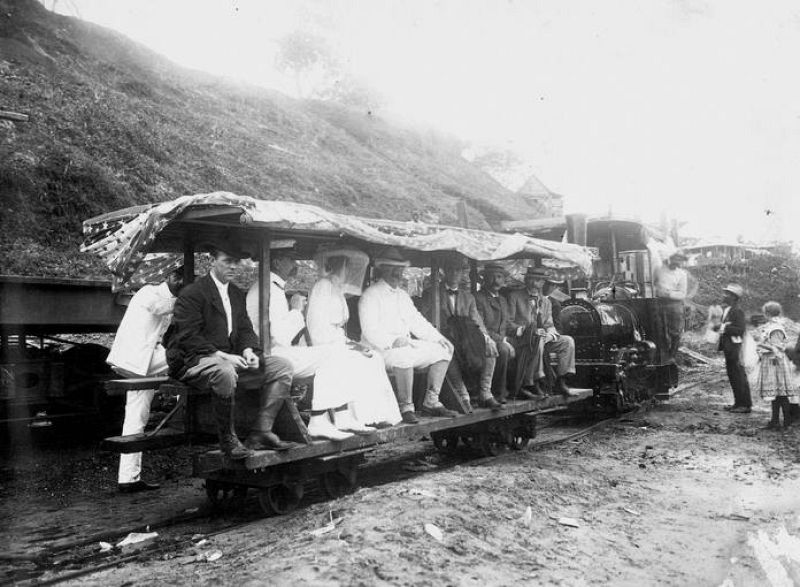 El presidente de EE.UU., Theodore Roosevelt, visita las obras del Canal (Noviembre de 1906)
