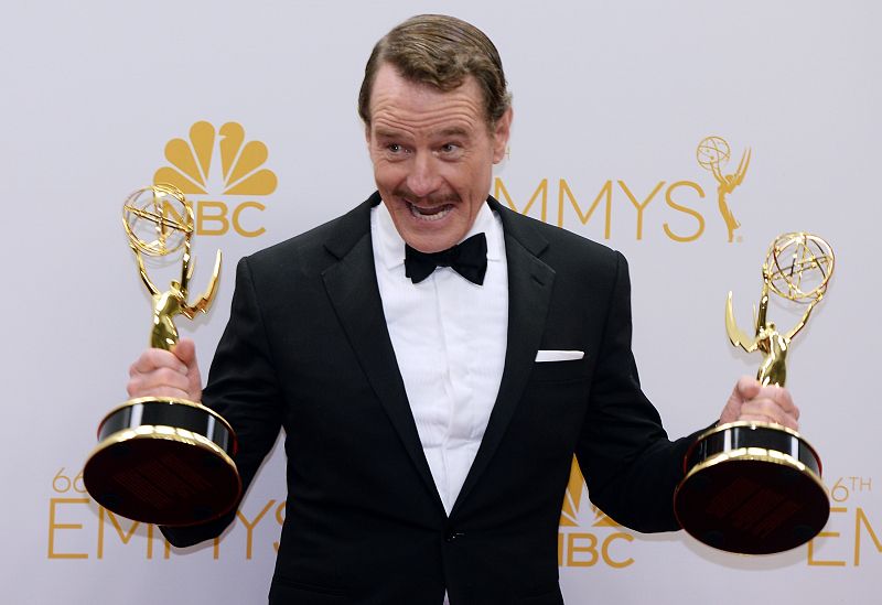 El papel de Walter White le ha valido a Bryan Cranston para obtener pro cuarta vez el premio a mejor actor de drama