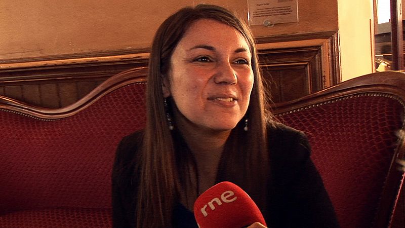 Delphine Fieu es responsable del histórico Relais de Fuiziès, donde sirven la típica sopa de jamón de Lacaune