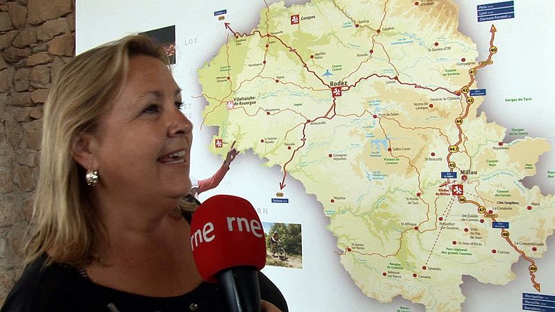 Jackie Bru es la responsable de comunicación de la oficina de turismo del departamento de Aveyron