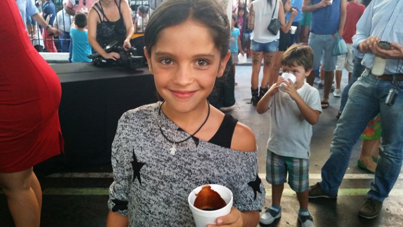 Noa, una de las "mini-aspirantes"