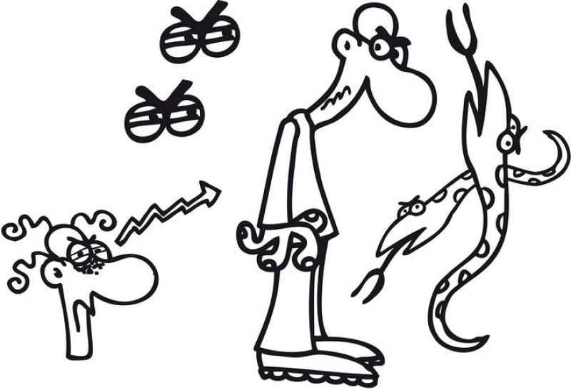 La envidia expresada con dibujos de Forges 