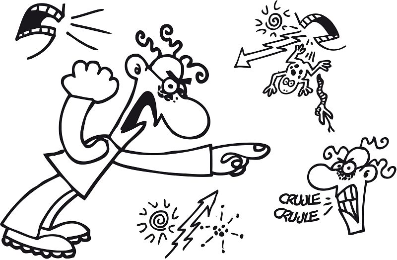 La ira expresada con dibujos de Forges