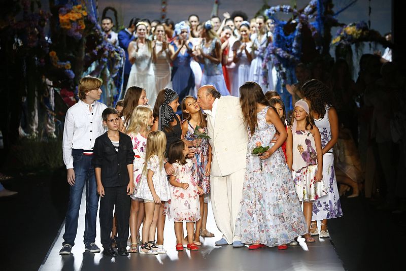 Francis Montesinos en la segunda jornada de la 60 edición de la Mercedes FashionWeek de Madrid