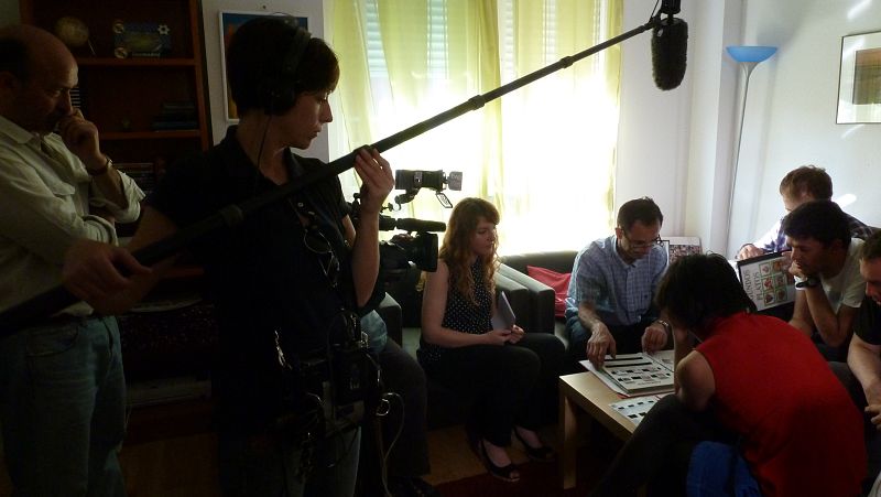 En el piso de la Fundación Síndrome de Down Madrid