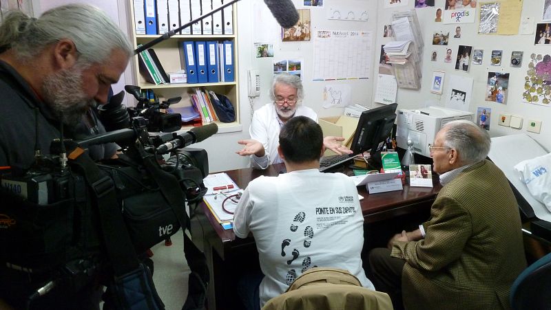En la consulta del doctor Moldenhauer, en el Hospital La Princesa de Madrid